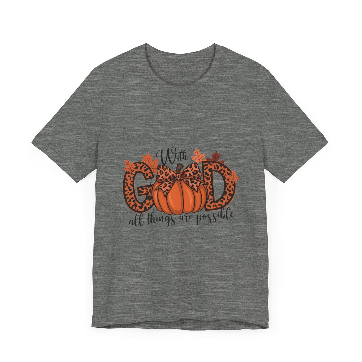 With God Unisex Jersey Short Sleeve Tee