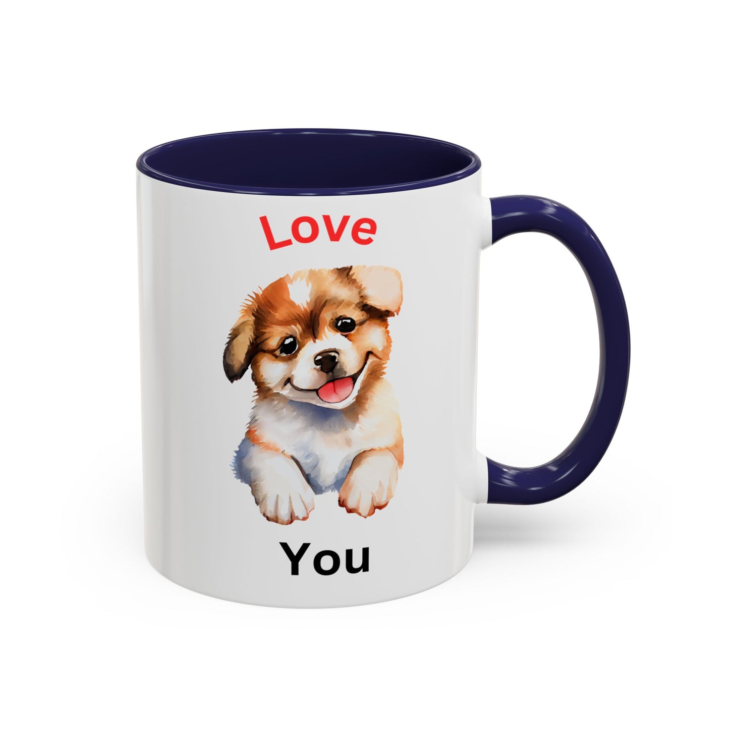 Love You Accent Coffee Mug, 11oz