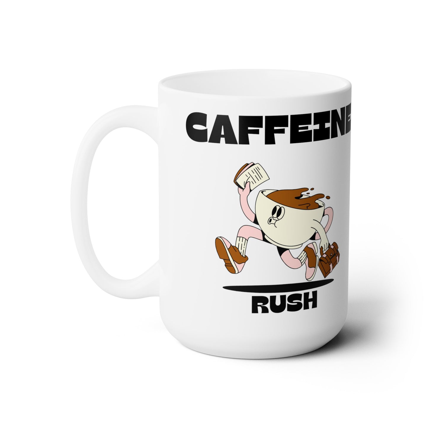 Caffeine Rush Ceramic Mug 15oz