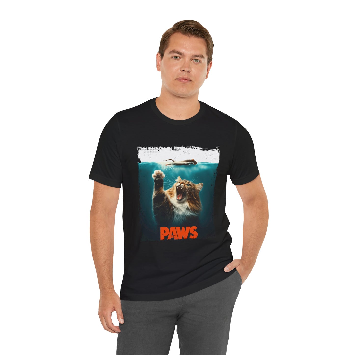 Paws 2 Attack of the Fluff Unisex Jersey Short Sleeve Tee