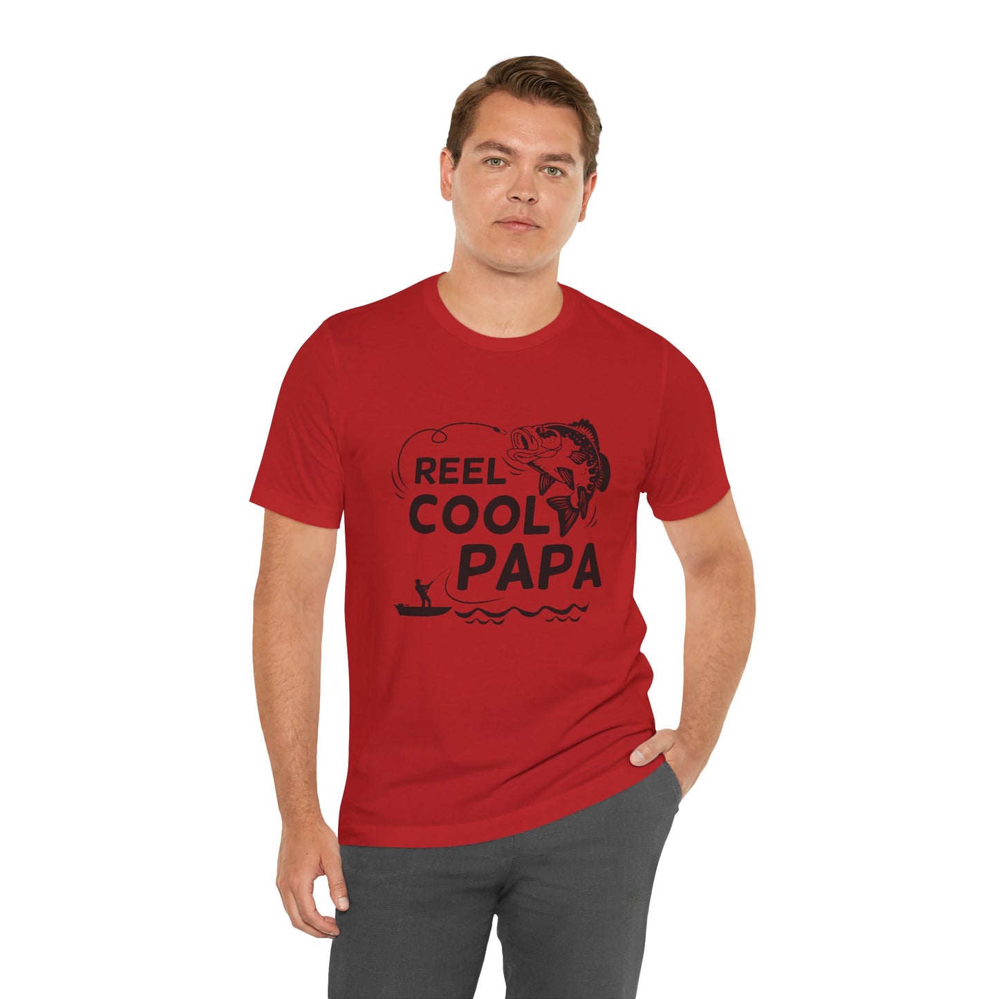 Reel Cool Papa Unisex Jersey Short Sleeve Tee