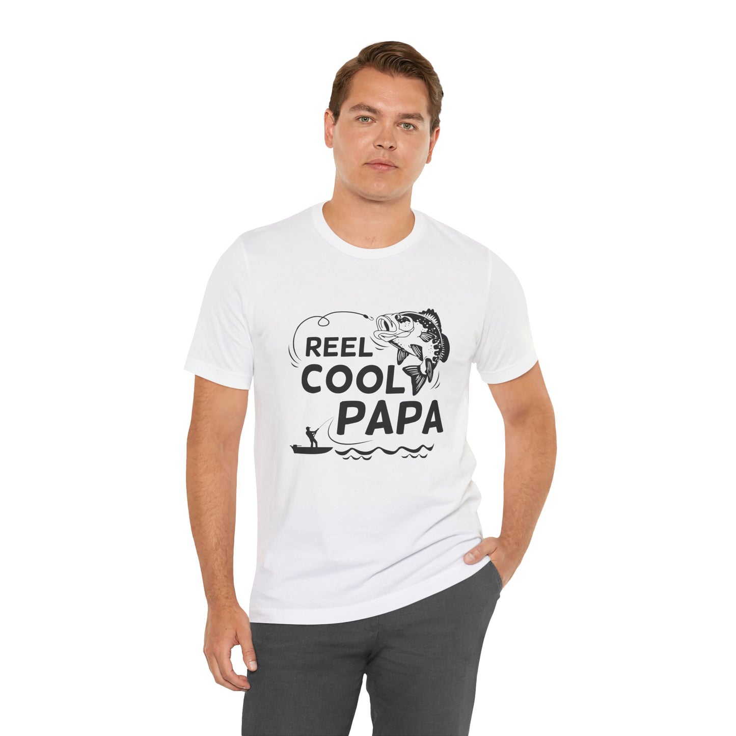 Reel Cool Papa Unisex Jersey Short Sleeve Tee