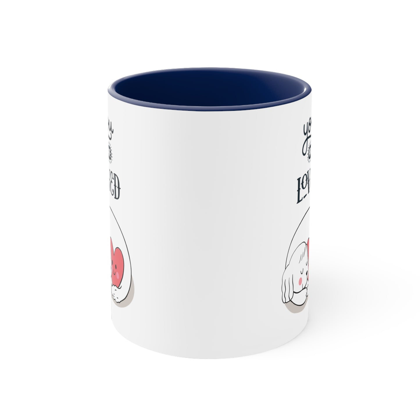 You are Loved Accent Coffee Mug, 11oz