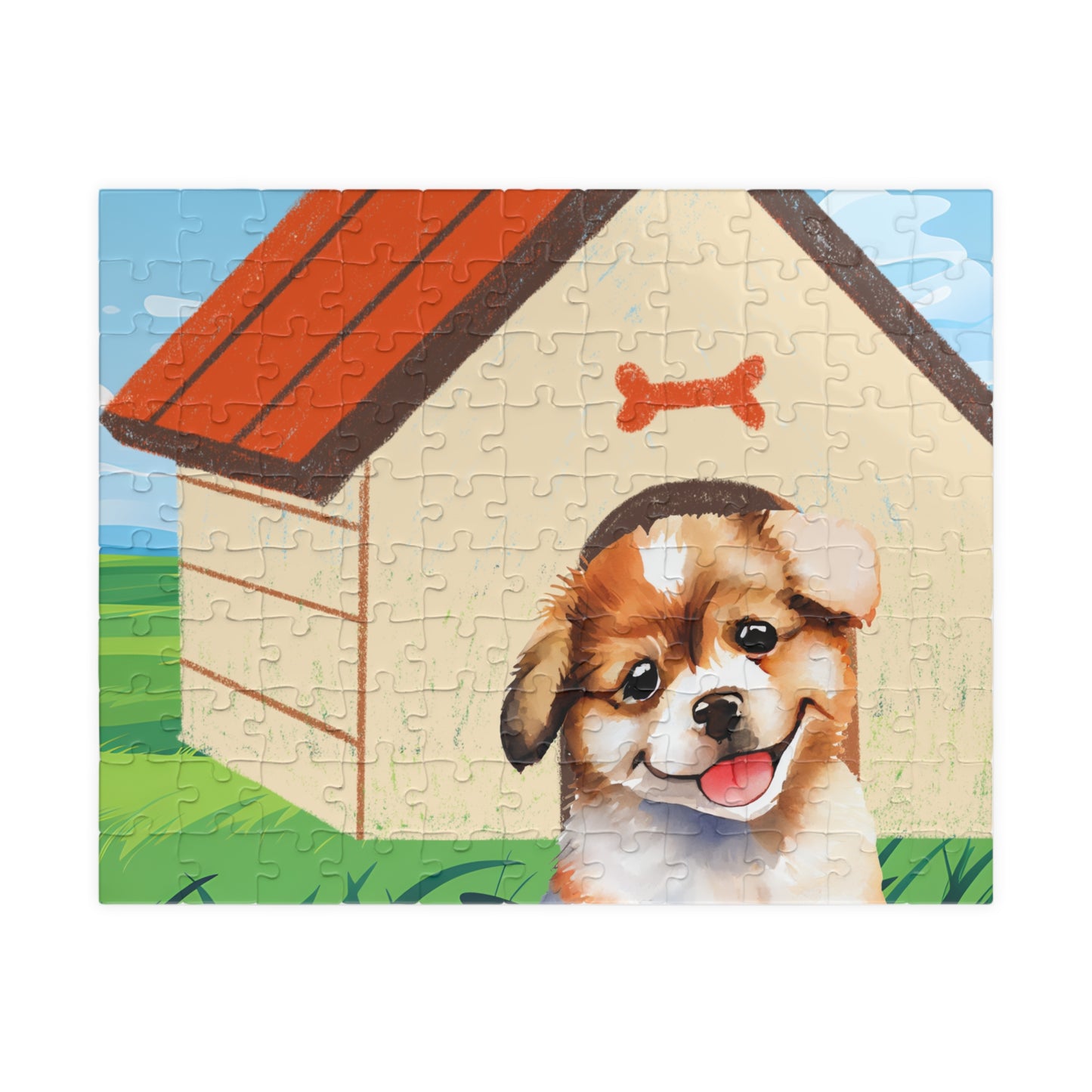 Dog House Puzzle (110, 252)