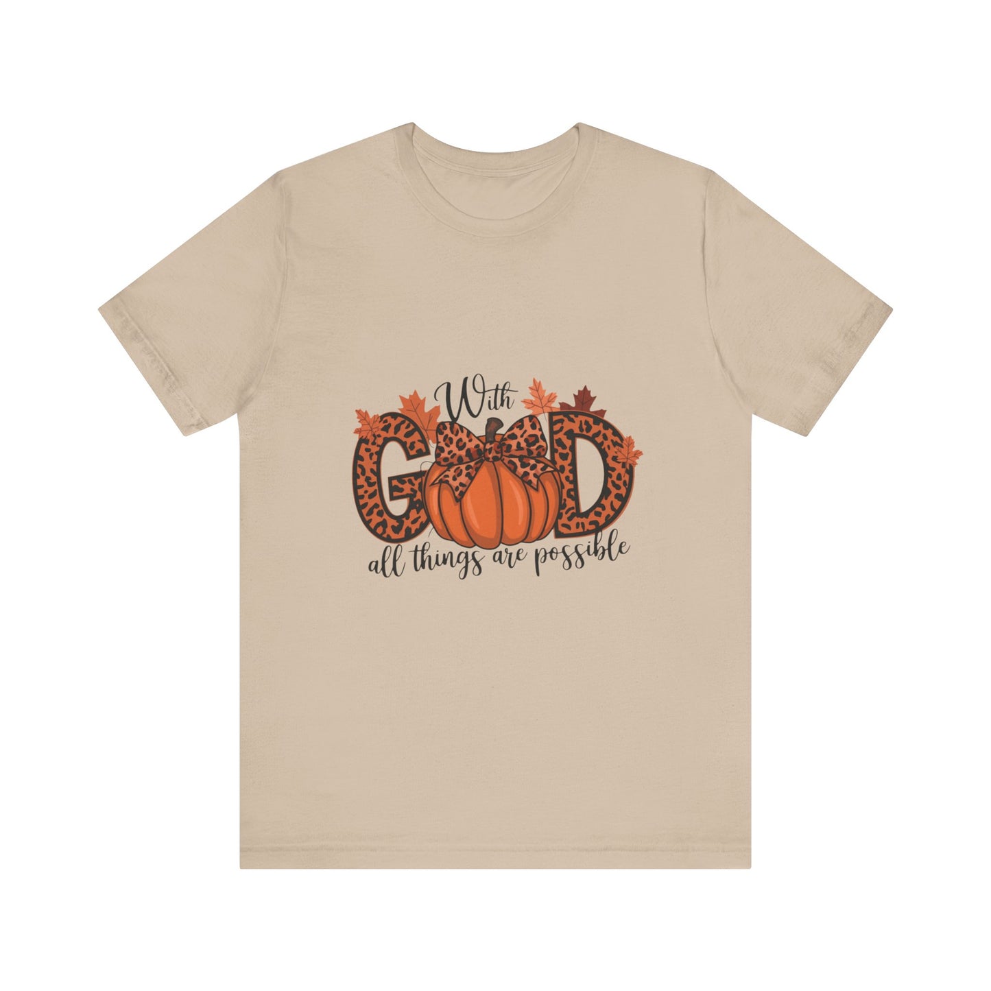 With God Unisex Jersey Short Sleeve Tee