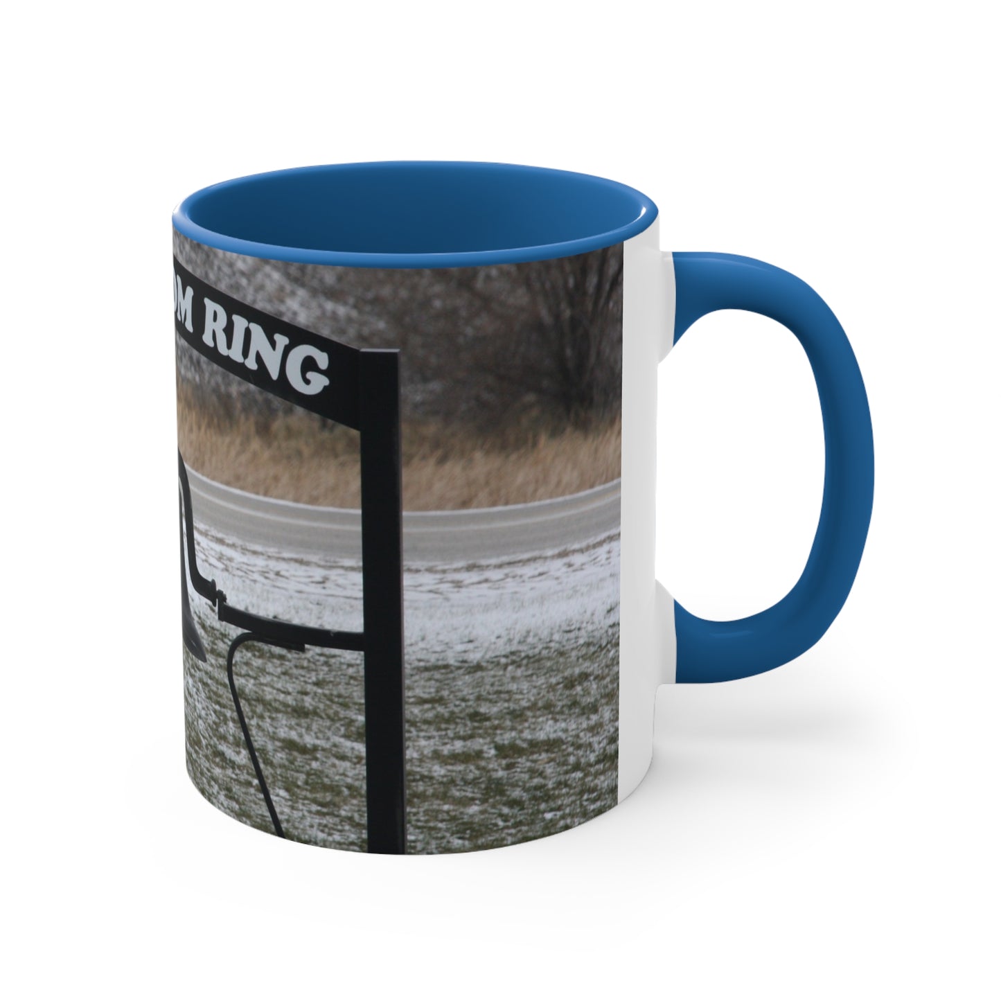 Let Freedom Ring Accent Coffee Mug, 11oz