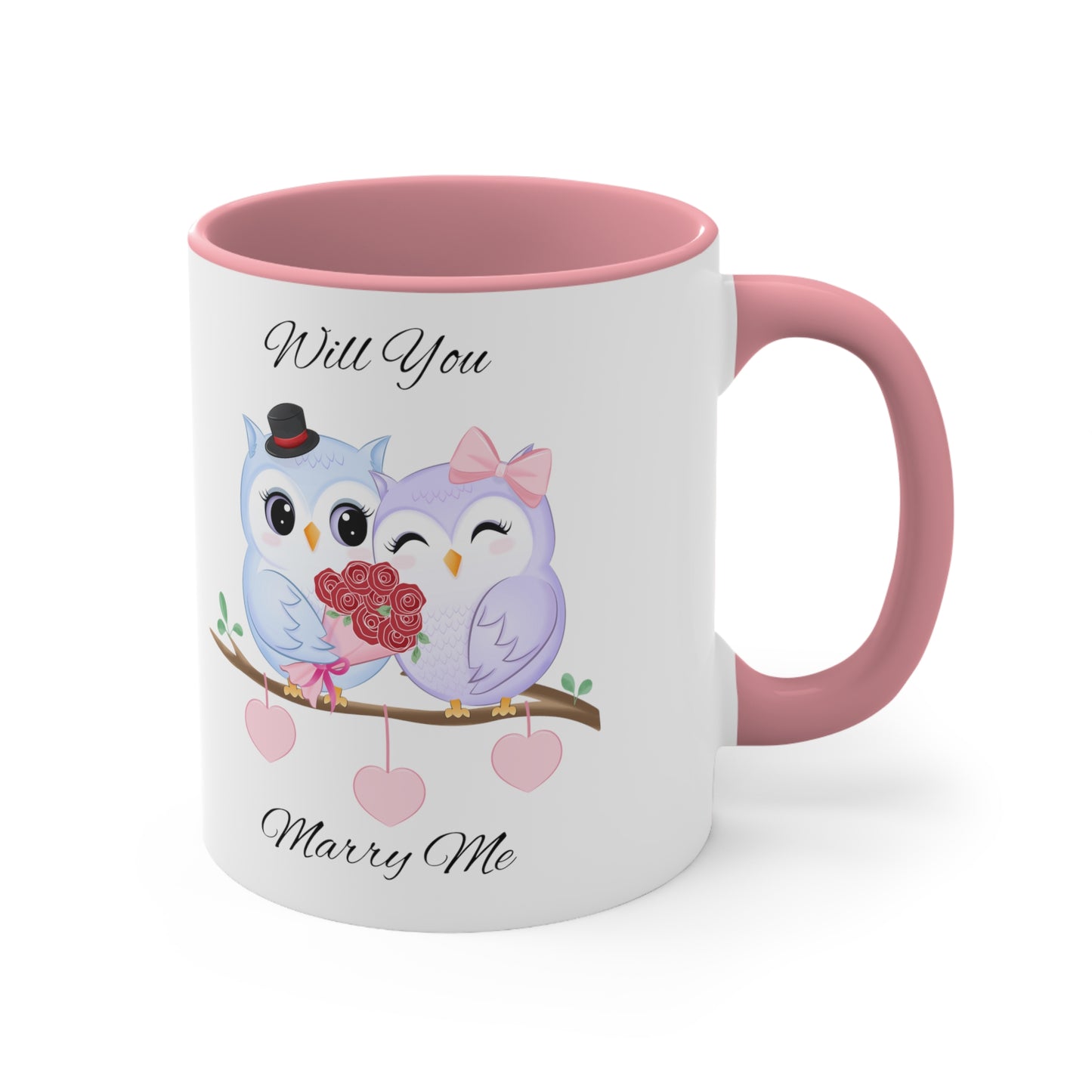 Owls Proposal Accent Coffee Mug, 11oz