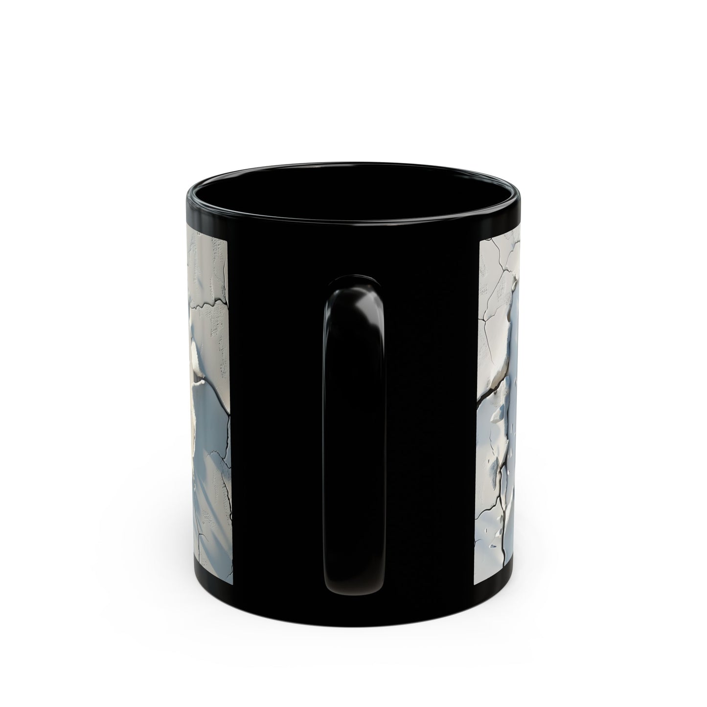 3D looking Dad Black Coffee Mug (11oz, 15oz)