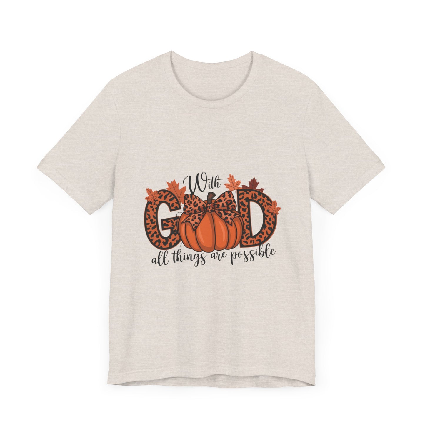 With God Unisex Jersey Short Sleeve Tee