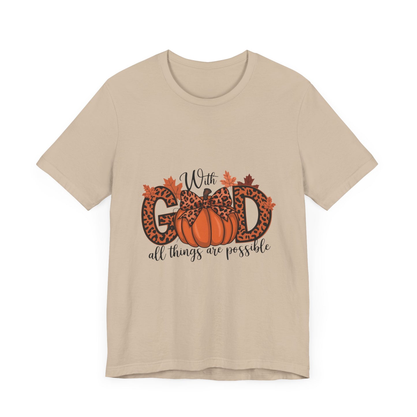 With God Unisex Jersey Short Sleeve Tee