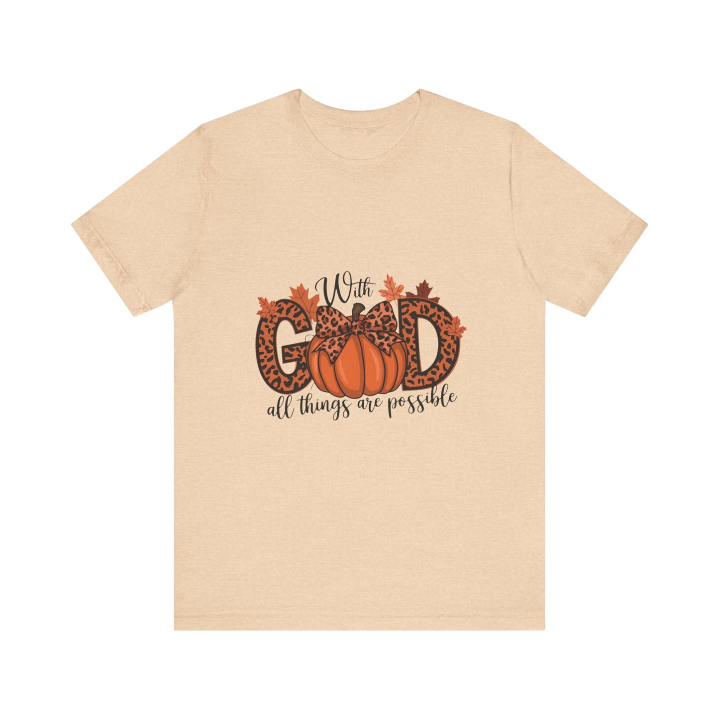 With God Unisex Jersey Short Sleeve Tee