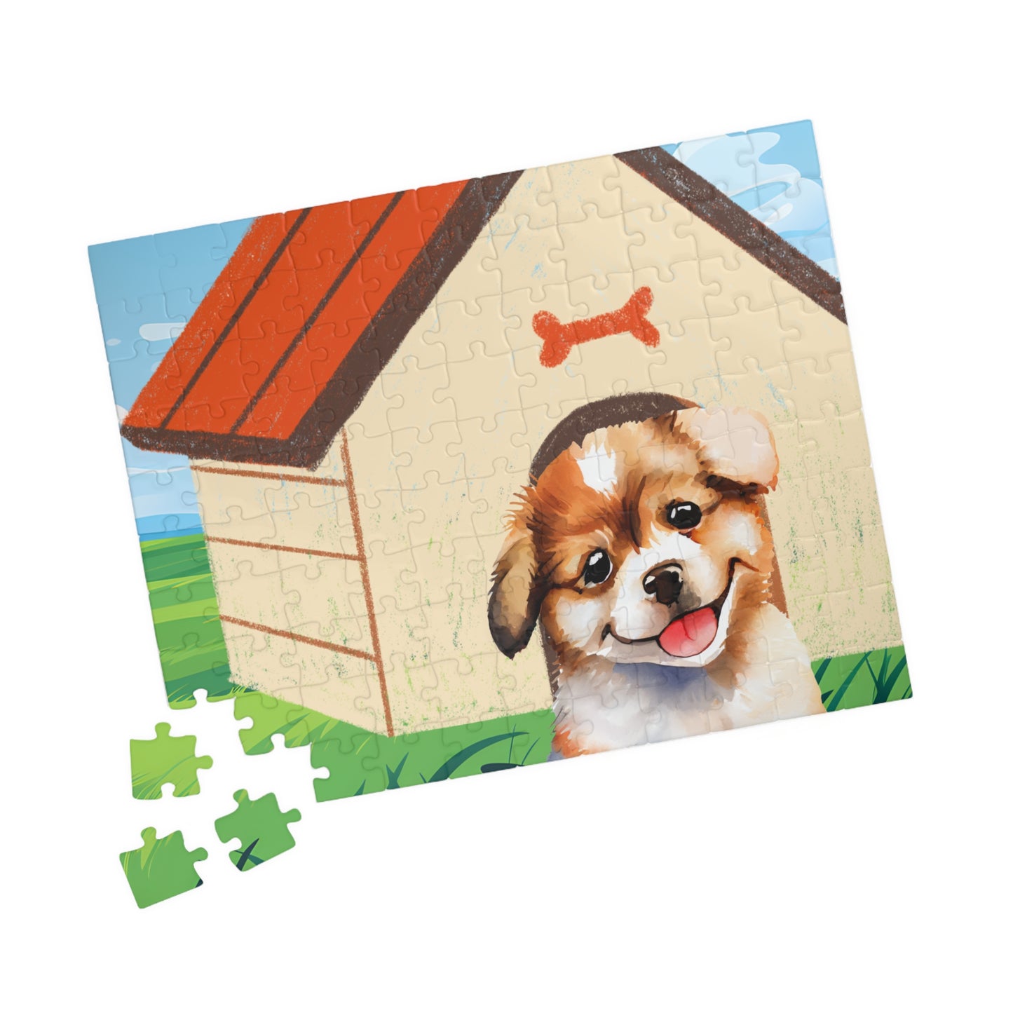 Dog House Puzzle (110, 252)