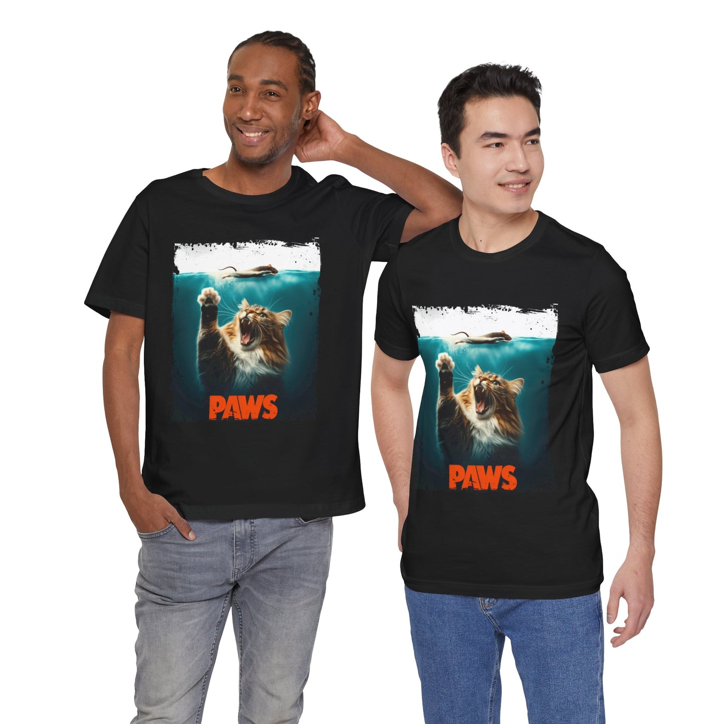 Paws 2 Attack of the Fluff Unisex Jersey Short Sleeve Tee